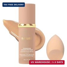 4 in 1 Color Changing Foundation Liquid with SPF 50 - Full Coverage Concealer, M