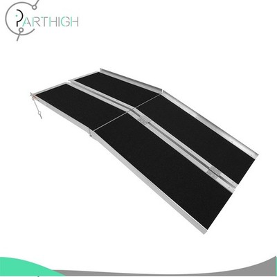 High Quality Multi Fold Breifcase Aluminum Wheelchair Ramp, Rated 600 LB 10 FT