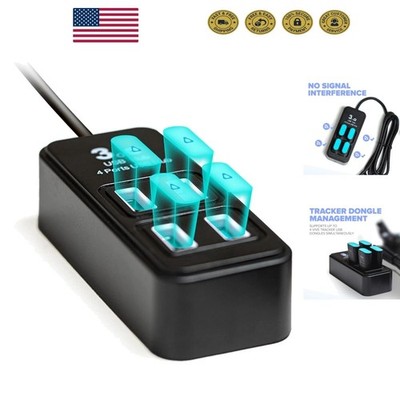 4-Port USB Hub for Vive Tracker 3.0 & 2.0   High-Speed Data Transfer, 4ft Cable