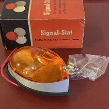 Vintage Signal Stat No.9 Teardrop Amber Side Marker Light