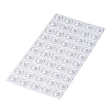 50 selbstklebende Gummif&uuml;&szlig;e, klare Bumper Pads f&uuml;r Schneidebretter Glas Basteln