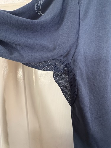 Camicia da pesca Rigs Performance M 50+ UPF blu manica lunga rete pesce ascelle nuova con etichette - Foto 3 di 6