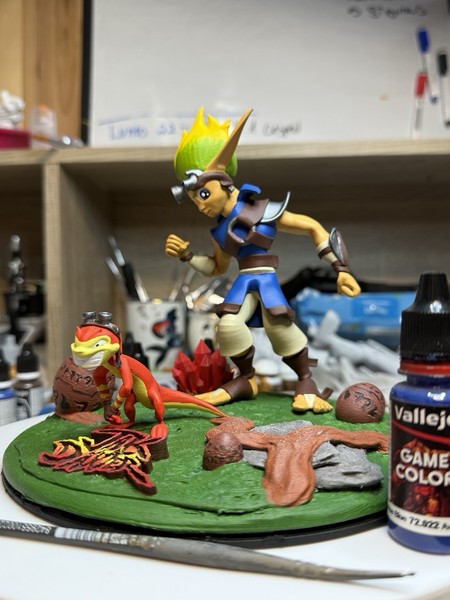 Figura Jak And Daxter 17 Cm De Alto