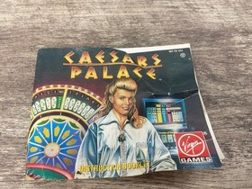 Caesars Palace Nintendo NES Cartridge And Manual