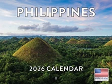 Philippines Calendar 2026 Monthly Wall Calender 12 Month Made In The USA