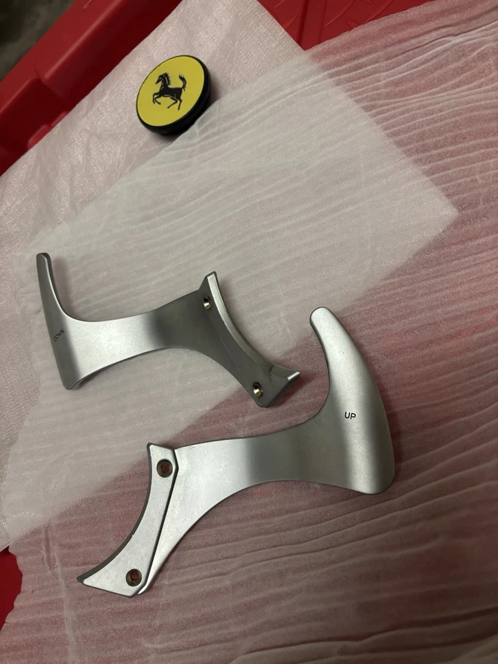 Juego de palanca de cambios Ferrari F430 2005-2009 OEM original izquierda + derecha P/N 201682 Foto 4 de 4