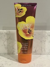 Bath and Body Works Retired Butterfly Flower Ultra Shea Body Cream 8oz