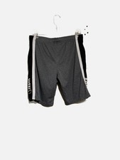NBA Gray/Black Pull Up Boys Basketball Shorts With Pockets Size 14-16. Pre-Owned