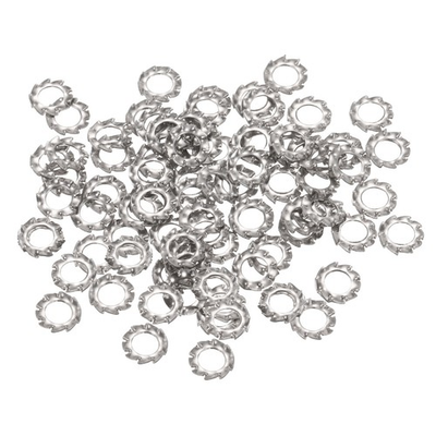 #ad #ad 50Pcs Locking Washer M3 304 Stainless Steel External Tooth Washer Silver $14.96