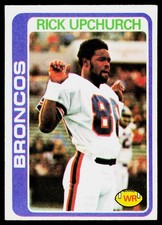 Rick Upchurch, 1978 Topps, #117, Denver Broncos,