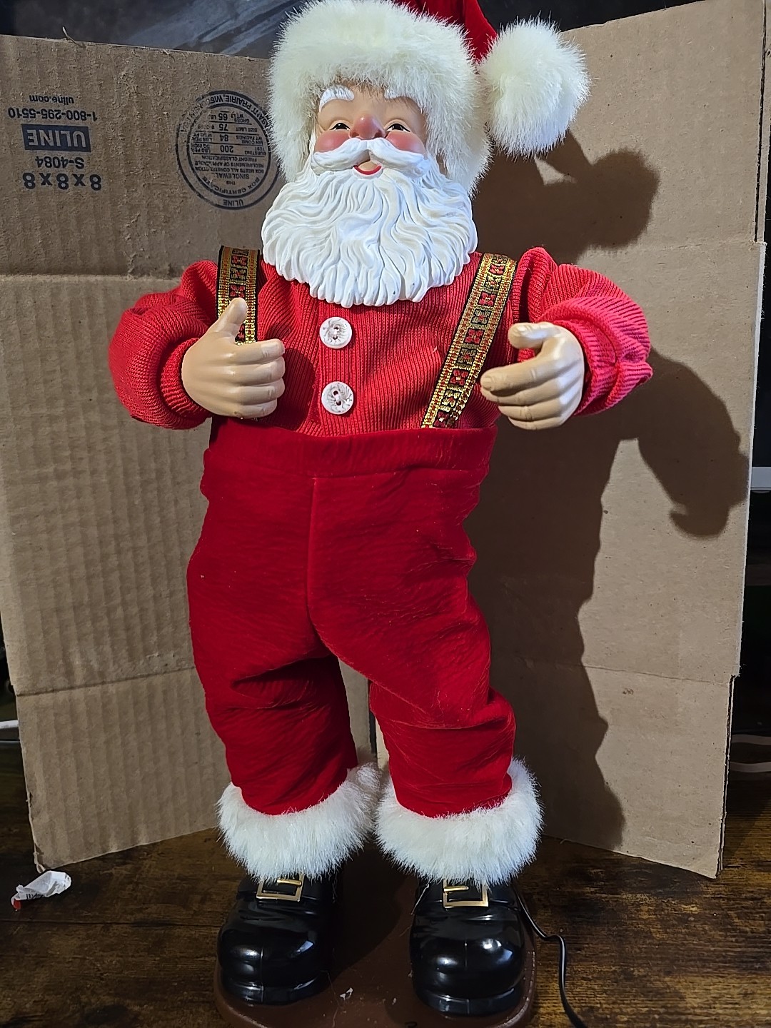 🎄Jingle Bell Rock Animated Musical Dancing Santa Claus Vintage Edition #1 1998