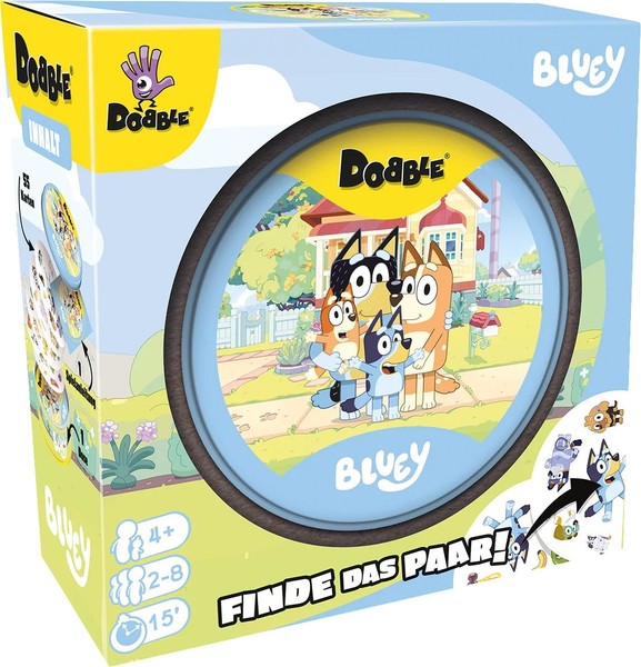 Zygomatic Familienspiel Reaktionsspiel Dobble Bluey ZYGD0057-image