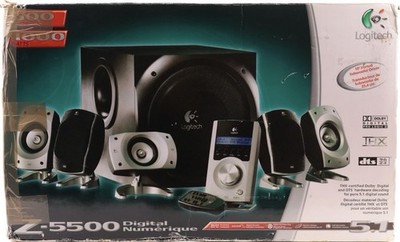 Logitech Z-5500 Digital 5.1 Speaker System, 505W, THX, Dolby, DTS