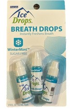 OraLabs Ice Drops Winter mint Sugar Free 32.ml X 3 RARE