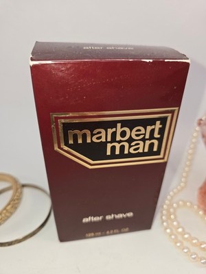 Discontinued Vintage Marbert Man 4.2 oz After Shave Splash Boxed Scarce