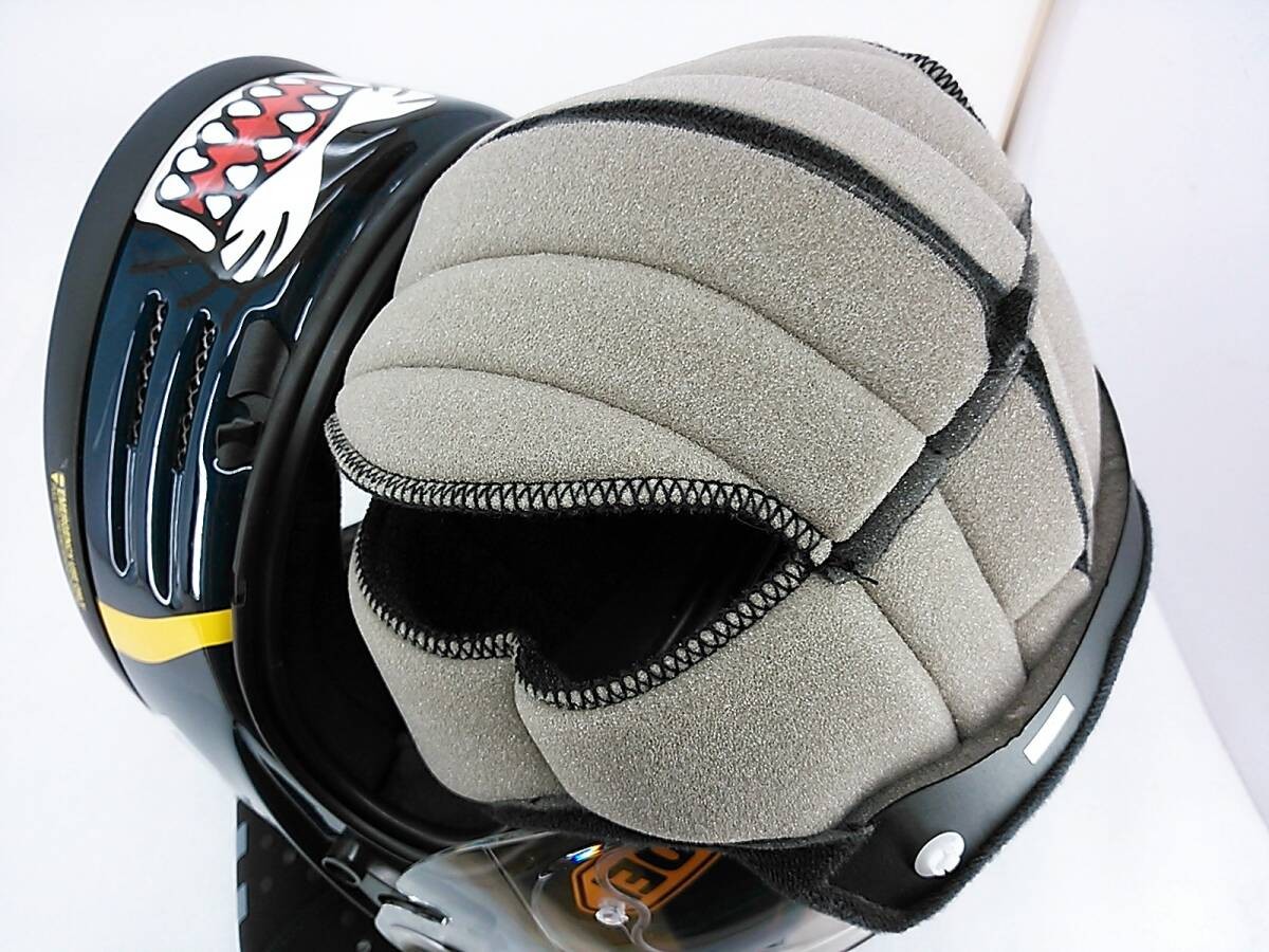 SHOEI Glamster Cheetah Custom Cycles Helmet Size M Motorcycle Full