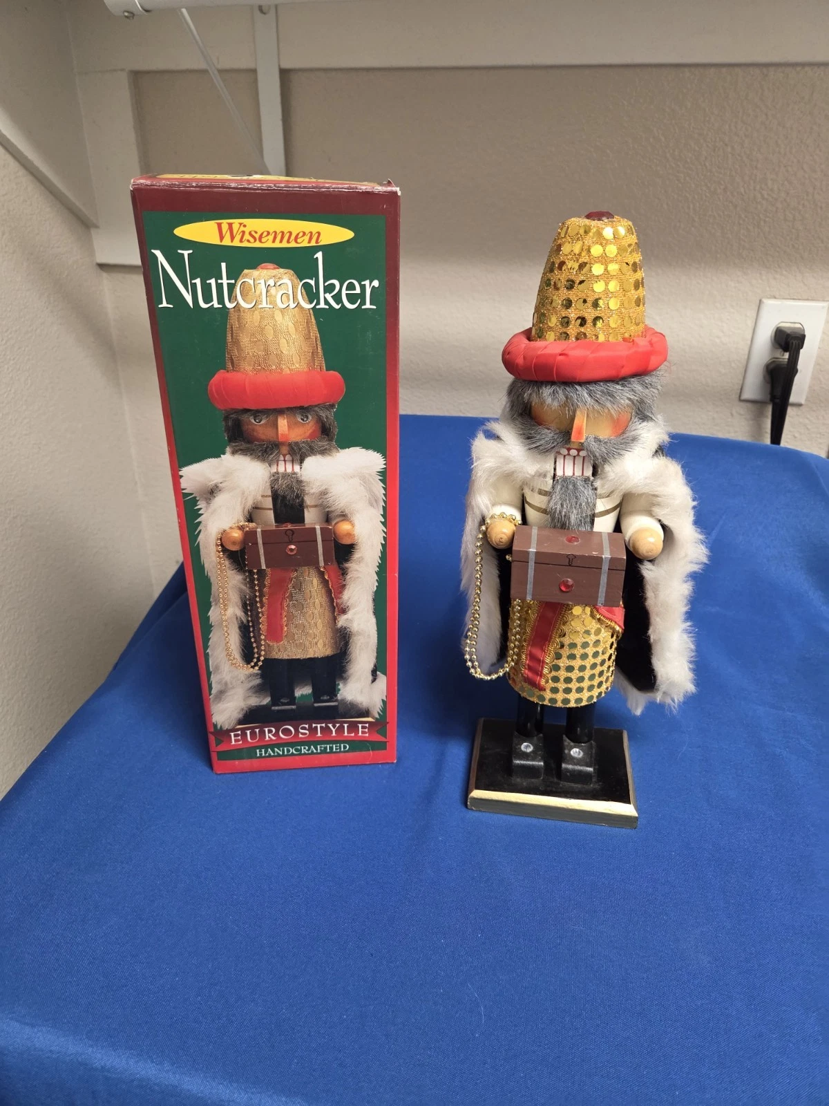 Vintage The Nutcracker Suite Hand Painted Wooden Wisemen Nutcracker
Opens in a new window or tab