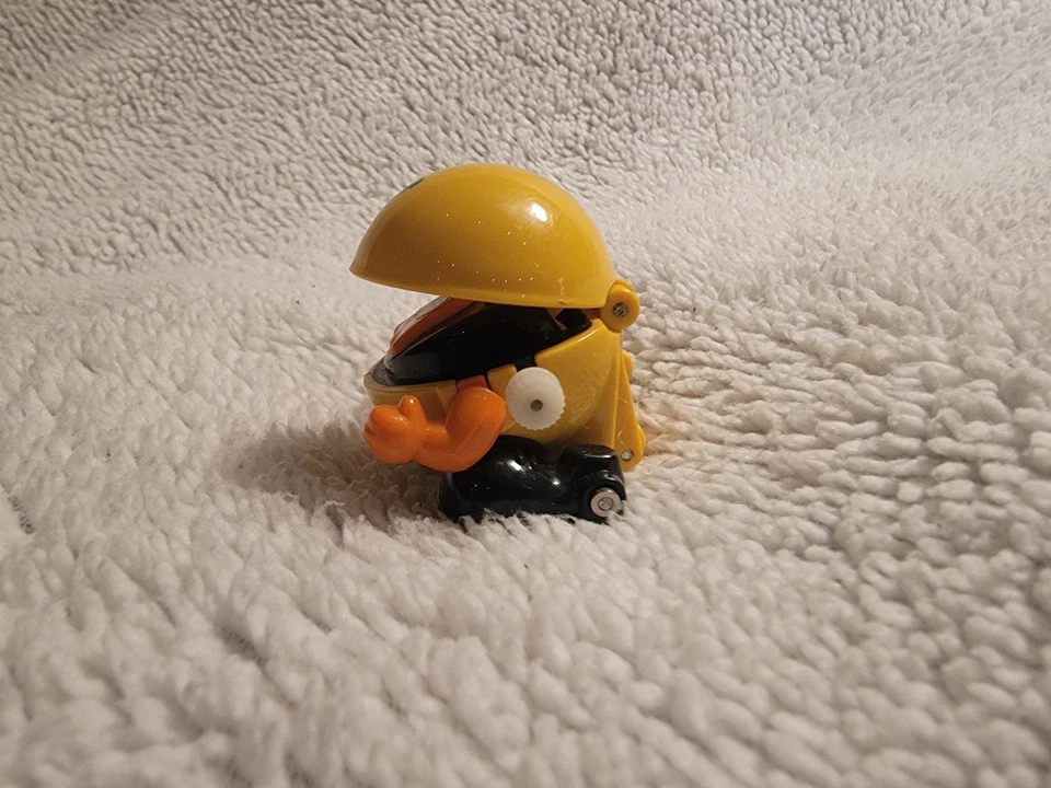 Figura de juguete vintage Tomy Yellow PacMan cuerda caminar ¡FUNCIONA! Foto 2 de 4