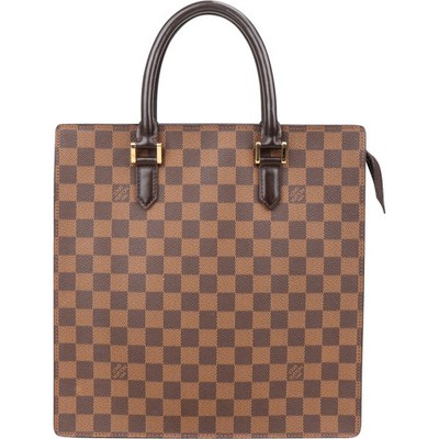 Louis Vuitton Monogram Damier Ebene Sac Plat Handbag Tasche