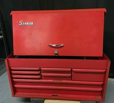 Snap On Vintage Tool Box Tool Chest Eight Drawer Flip Top With Key Nice 1960s 