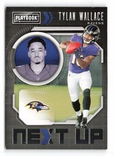 2021 Panini Playbook #NXT-TWA Tylan Wallace Next Up Baltimore Ravens