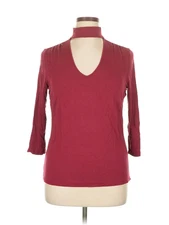 Ruby Ribbon Women Red 3/4 Sleeve T-Shirt XL