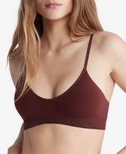 NWT Calvin Klein Women's Naturals Modern Seamless Triangle Bralette Size:S
