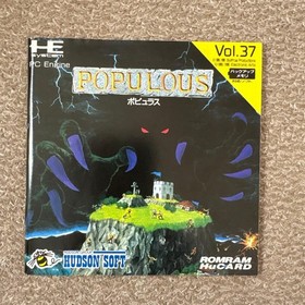 PC Engine Populous for NEC TurboGrafx-16 Used Japan Game Japan oC