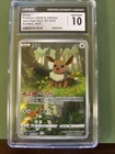 CGC 10 Eevee 0115/15 Gem Pack Vol.2 Simplified Chinese Pokemon Art Rare Holo