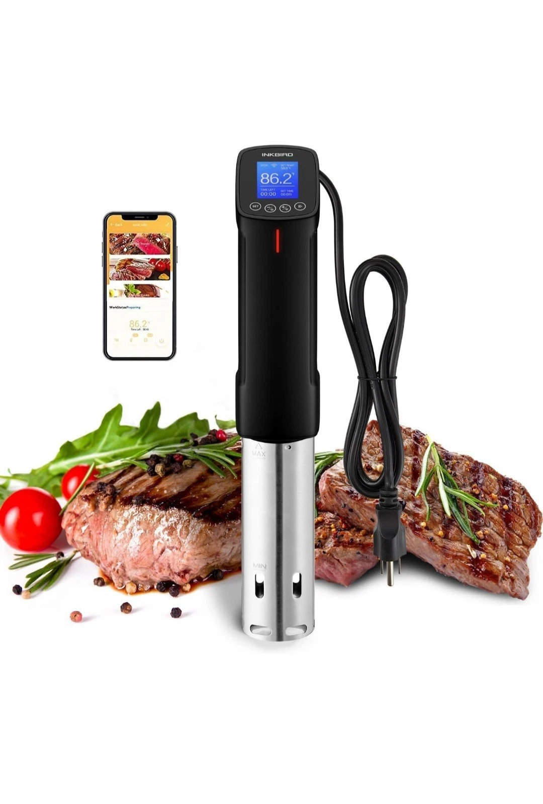 INKBIRD ISV-200W Sous Vide Precision Cooker WiFi Smart Immersion Circulator
Opens in a new window or