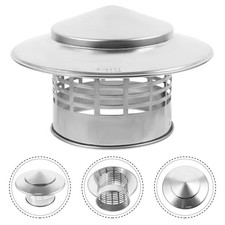  Capuchon De Cheminée Chapeau Anti Pluie Pour Couvercle Ventilation