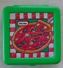 RARE LITTLE TIKES Play Food Fun With Food Pretend PIZZA BOX / 4 Separate Slices