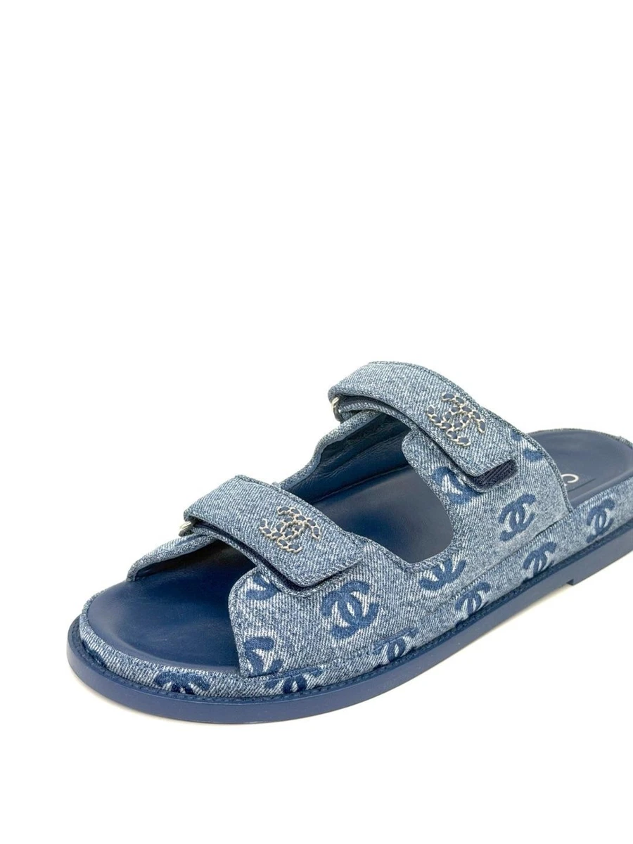 CHANEL Blue Sandals for Women for sale | eBay