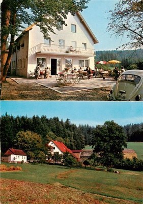Bischofsgruen Waldgaststaette Schweinsbach Terrasse
