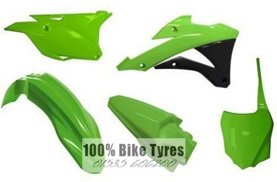 Kawasaki KX85 2014 - 2021 OEM Racetech Plastic Kit GREEN/BLACK - (VARIOUS)