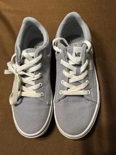 VANS Furgoni grigi fuori muro nuovi senza etichette Youth taglia 3 spedizione veloce!