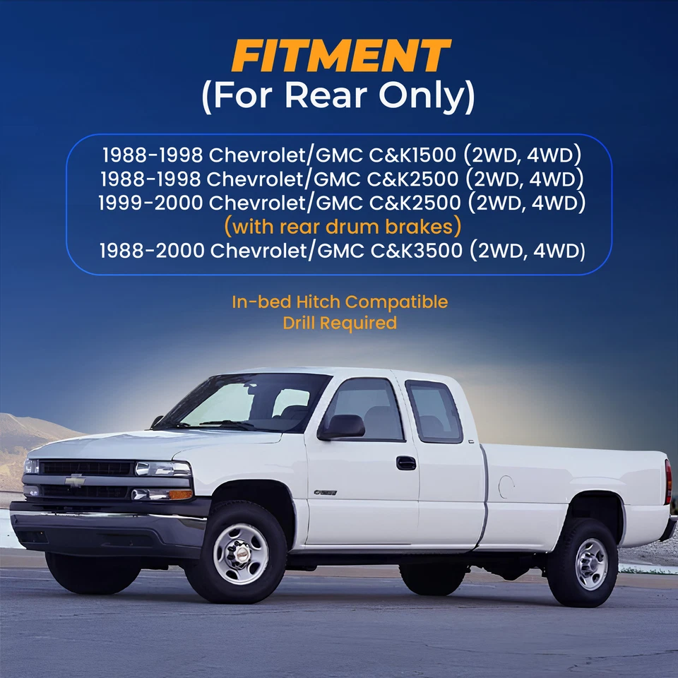 Air Bag Suspension Kit For 1988-2000 Chevrolet/GMC C&K3500 Work As Airlift 57216 — 第 3/4 张图片