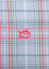 SOUTHERN TIDE CLASSIC FIT 100 COTTON SHIRT GRAY  PINK PLAID Sz MEDIUM, M