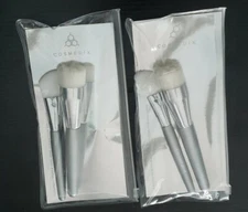 $25 each 2x Cosmedix Skincare 2 Pc Cleansing Brush And Silicone Applicator sets