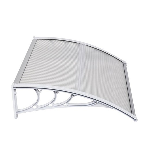 40" x 30" Patio Awning Canopy Outdoor Window Door Overhang Rain Snow Protection - 第 3/19 張圖片