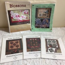 Lot 5 Craft Quilt Sew Project Patterns Wall Quilt Hanging Table Runner