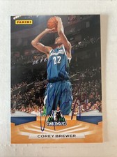 2009 Panini Corey Brewer Autographed Card Minnesota Timberwolves #212 CB1273