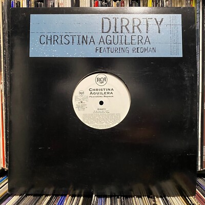 CHRISTINA AGUILERA + REDMAN + ROCKWILDER - DIRRTY (12'') 2002!!  RARE!!  STRIPPED