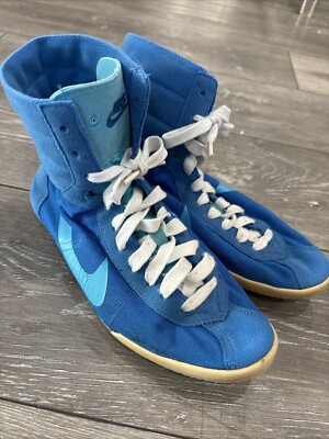 Nike Tenkay Mid Women's UK High Top Blue Turquoise 2011