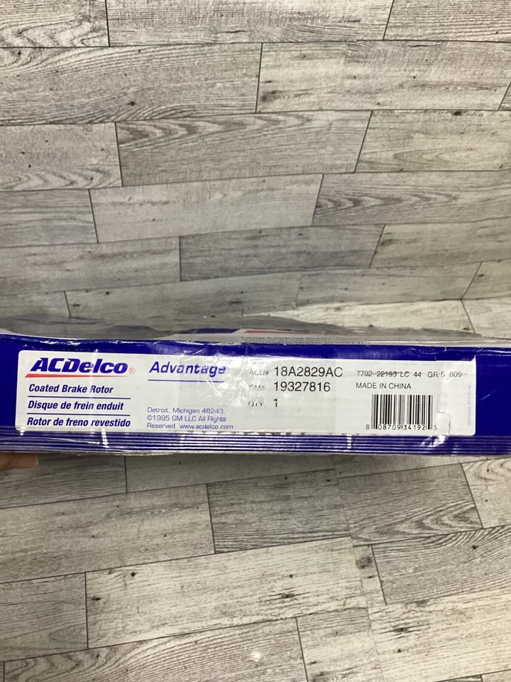 Rotor de freno de disco ACDelco para modelos seleccionados de HYUNDAI/KIA Foto 3 de 4