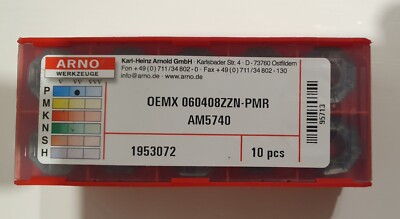 10 Wendeplatten OEMX 060408ZZN-PMR AM5740 ARNO, Neu, 