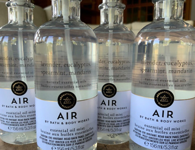4 (FOUR) AIR Essential Oil Aromatherapy Elements Pillow MIST Bath & Body Works