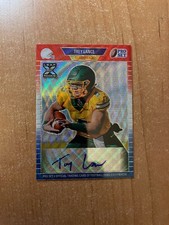 2021 Leaf Pro Set Metal - Trey Lance - Red, White & Blue Wave Auto #d 2/7