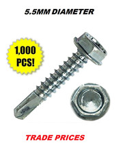 Self Drilling Screws Self Tapping Hex Head Buzz Screw Metal Bolts 5.5mm