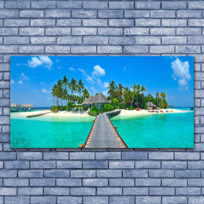 Tableau Sur Toile Tulup – Paysage Mer Et Plage – 140x70 Cm – Impression Moderne
